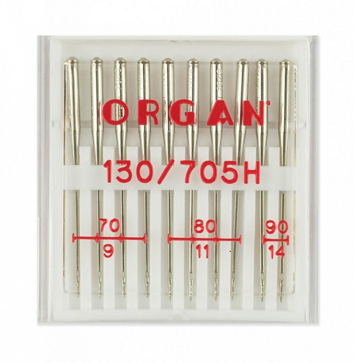 Иглы Organ стандарт № 70(4),80(4),90(2), 10шт