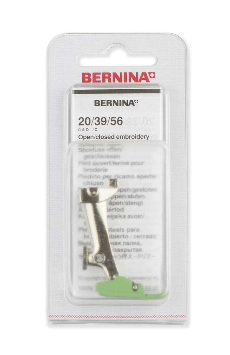 Открытая вышивальная лапка  Bernina  # 56  со скользящей подошвой