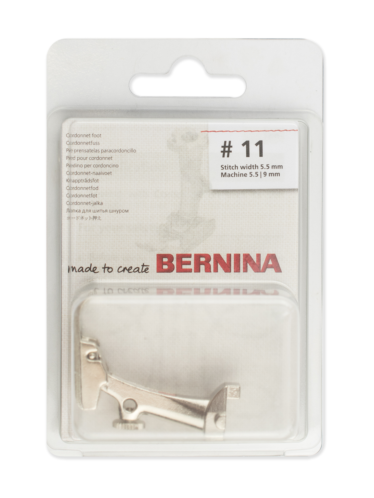 Лапка для шитья шнуром Bernina # 11