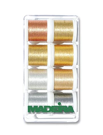 Набор ниток Madeira Metallic HEAVY METAL (арт. 8014), 8×200 м