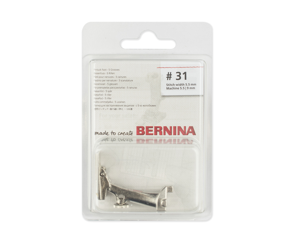 Лапка Bernina # 31 для защипов с 5 желобками
