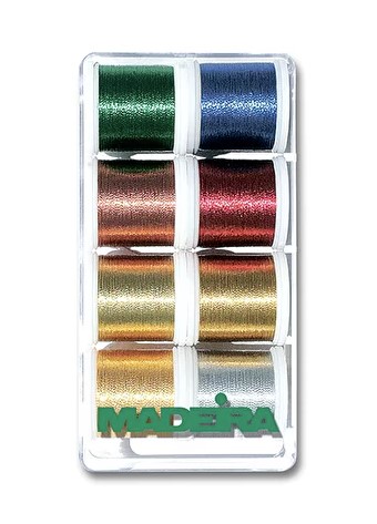 Набор ниток Madeira Metallic CLASSIC (арт. 8012), 8×200 м