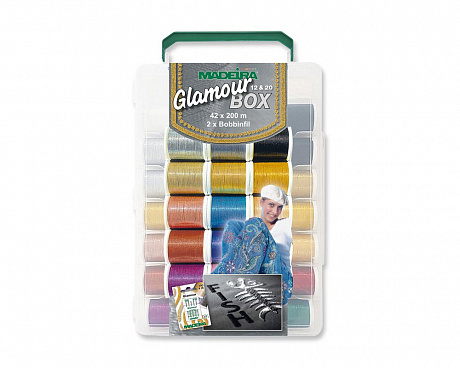 Набор ниток Madeira Glamour Box (арт. 8060), 42×200 м