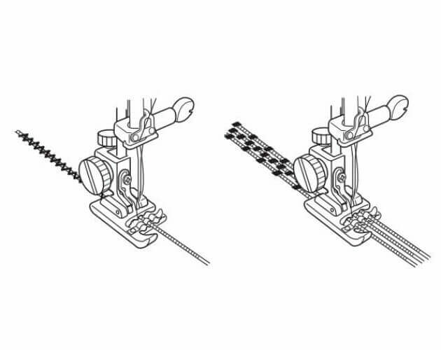 Лапка Bernette для вшивания тонкого шнура для b05 ACADEMY и CRAFTER