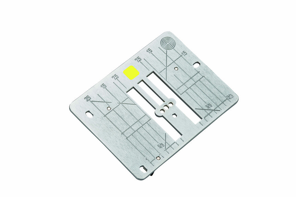 Игольная пластина Bernina 9мм для иглопробивного устройства (жёлтая)