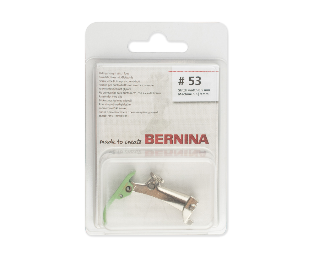 Лапка Bernina # 53 для прямой строчки со скользящей подошвой (тефлоновая)