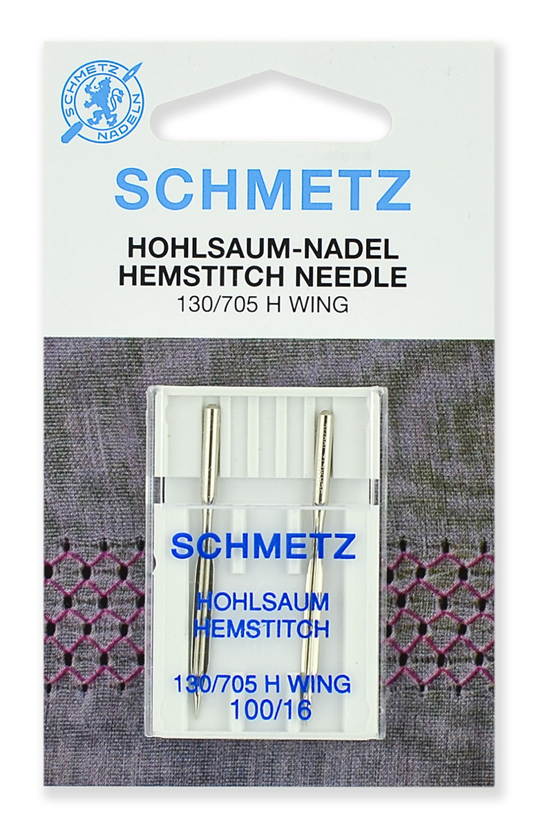 Одинарная игла Schmetz  для мережки №100/16, 2 ШТ.