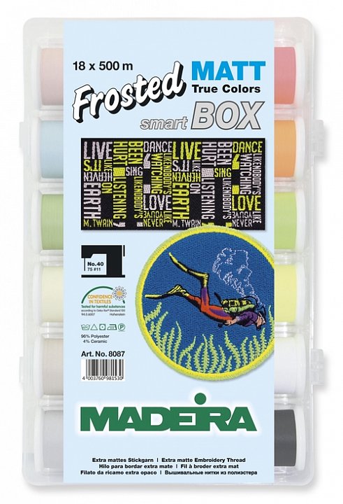 Набор ниток Frosted Matt 40 (арт.8087), 18*500м