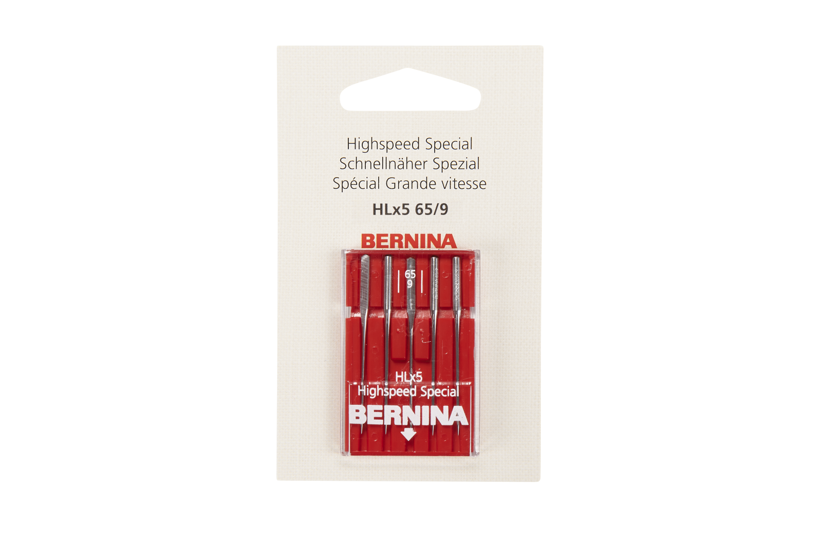 Иглы Bernette для шитья с высокой скоростью (№65/9)