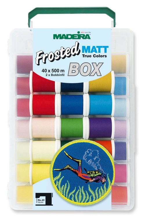  Набор ниток Frosted Matt №40 (арт. 8088), 40×500 м