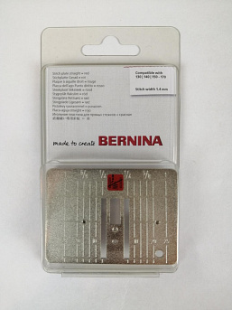 Игольная пластина Bernina Artista для прямой строчки и CutWork (оранжевая)