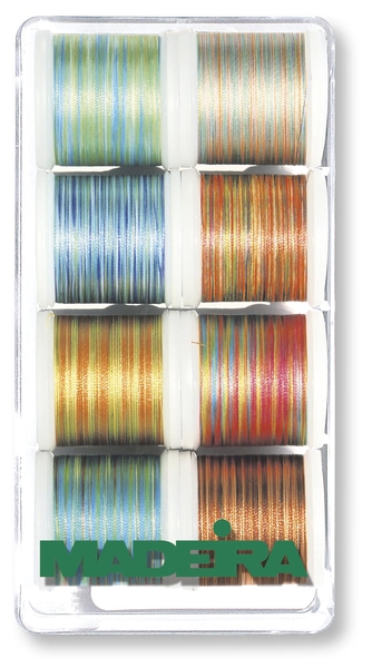 Набор ниток Madeira Polyneon Multicolor  (арт. 8015), 8×200 м