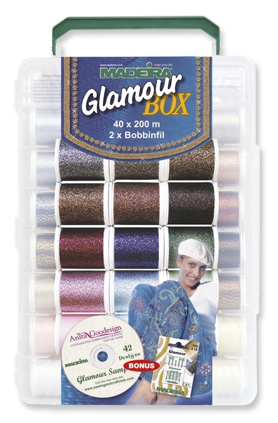 Набор ниток Madeira Glamour Box (арт. 8060), 40×200 м