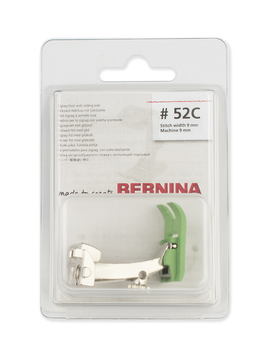 Лапка Bernina # 52C для выполнения зигзага со скользящей подошвой ( 9 мм )