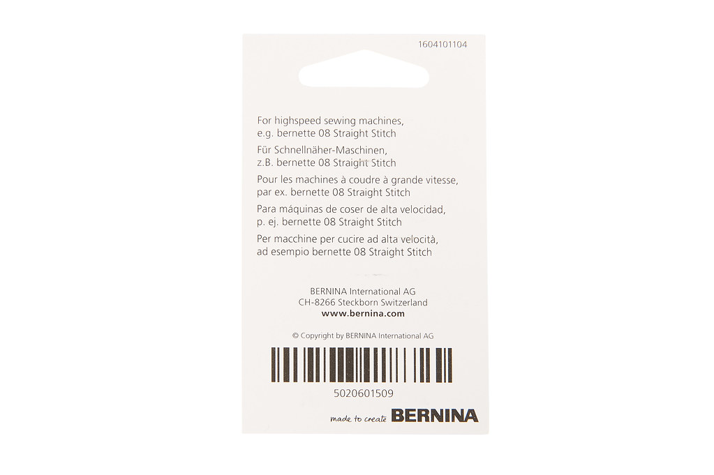 Иглы Bernette для шитья с высокой скоростью (№90/14)