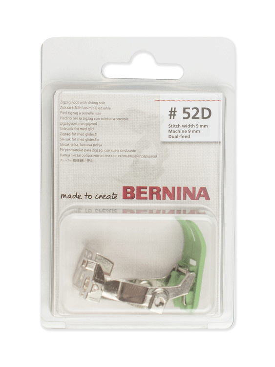 Лапка Bernina # 52D для выполнения зигзага со скользящей подошвой ( 9 мм )