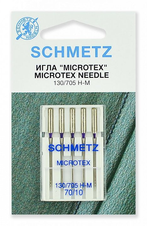 Иглы Schmetz Микротекс (особо острые)  №70 5 шт