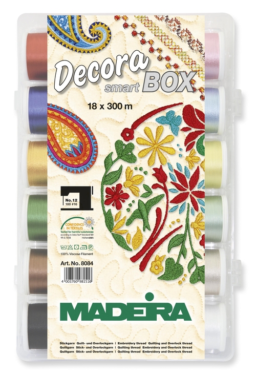 Набор ниток Madeira Decora № 12 (арт. 8084), 18×300 м