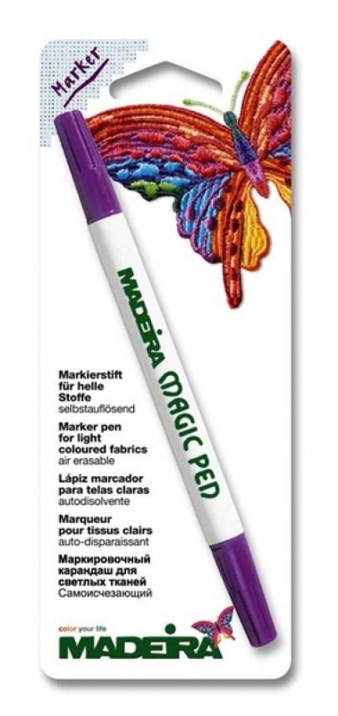 Маркер Madeira исчезающий фиолетовый для светлых тканей (Арт. 9471MP)